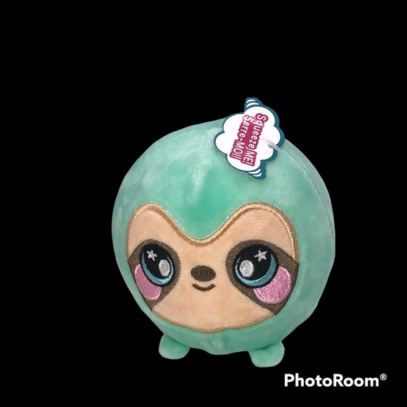 Squeezamals Samantha Sloth Green Plush -NWT - Picture 12 of 12